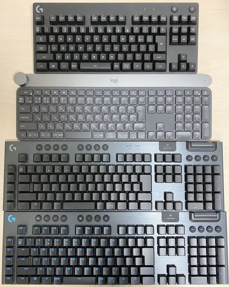 レビュー】Logicoolの高級キーボード4種類を使ってみた G PRO/G913/KX1000S CRAFT - ゲームPCの秘密基地